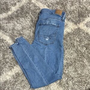 American Eagle Outfitters Light Blue Skinny Jeans